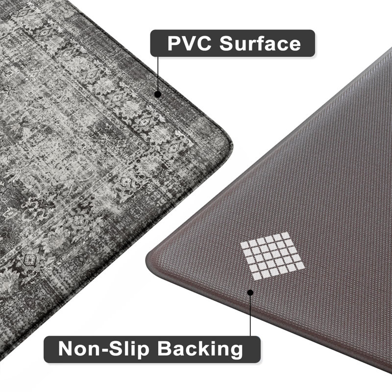 Tapis de cuisine ergonomique en mousse à mémoire de forme