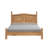 Alcott Hill Farmhouse Solid Wood Platform Bed Frame with Headboard, Rustic Pinewood Panel Bed with Chunky Sturdy Posts, No Box Spring Required-1162192883