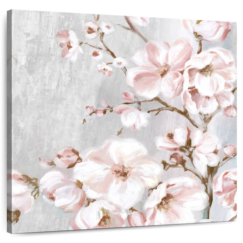 Harnek Blush Spring Cherry Blossoms II, 39" H x 39" W
