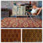 Rupec Brown/Red Abstract Area Rug-12270465