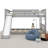 Multi-Size Bunk Bed (Twin-Over-Twin / Full-Over-Full) - Sturdy Pine Wood & Mdf Construction With Interchangeable Slide & Ladder Placement, Available In White & Gray-558964021-558963979