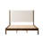 Ardin Solid Wood Bed with Boucle Headboard-1690676285-1690676287