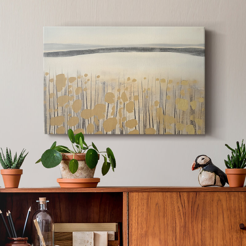 Série de paysages abstraits LXI, H 8 po x l 12 po