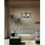 Lustre rond 4 lumières, plafonnier de style campagnard pour la salle à manger, la cuisine et le couloir