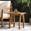 Fauteuil club en bois gris foncé foncé-121046211
