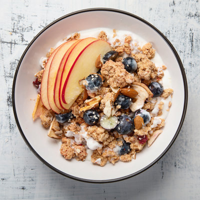 Bowl of Granola 1 Piece Wrapped Canvas Wall Art
