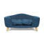 Lit luxueux pour chien de style Mid-Century moderne avec pieds en bois de bouleau et coussin capitonné moelleux, idéal pour le confort et le style des petits chiens-904490651