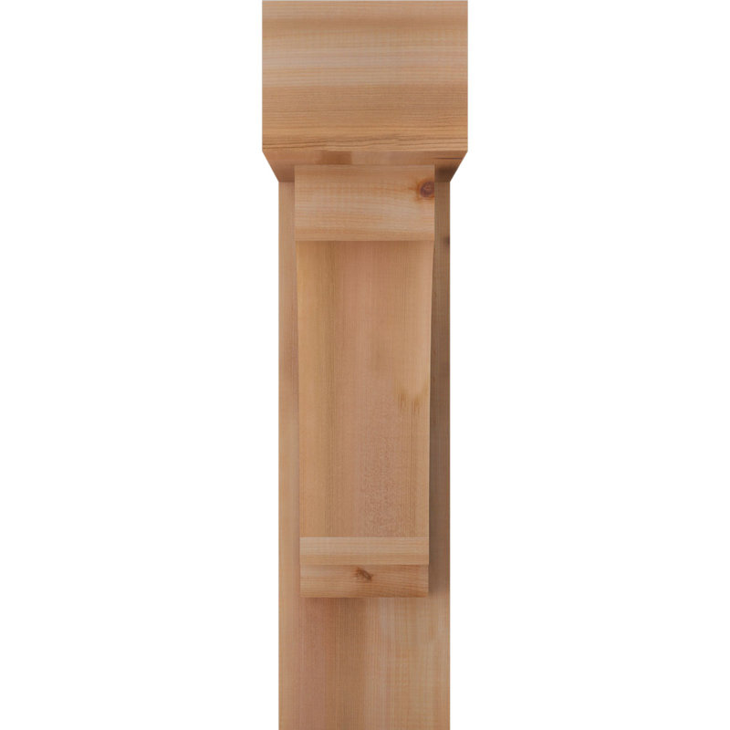 Support de bloc impérial avec entretoise décalée, 30 x 22, Cèdre rouge occidental de l 7 1/2 po (lisse)
