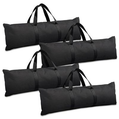 120 LBS Greenhouse Sandbags, 4 Pack Heavy Duty Polyester Weight Bags