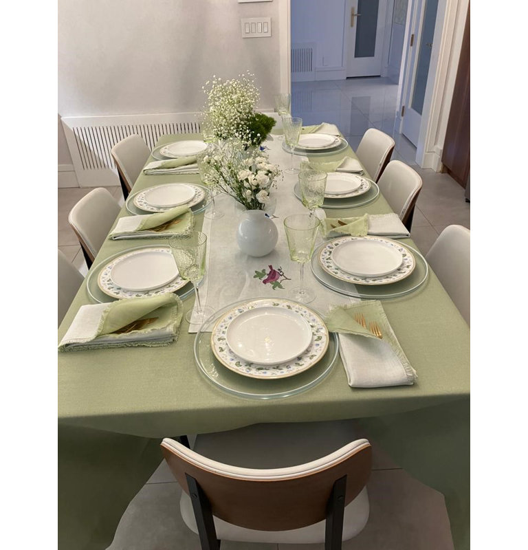 Ensemble de 6 verres verts martelés, 10 oz