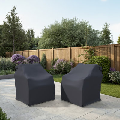 Argirios Metal Patio Swivel Chair Covers by Arlmont & Co.