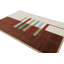 Rug & Kilim’S Bauhaus Style Rug In Brown And White With Geometric Patterns