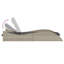  Chaise longue de patio gris clair-388776877-388776876