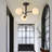Dymphia 3-light Dimmable Semi Flush Mount