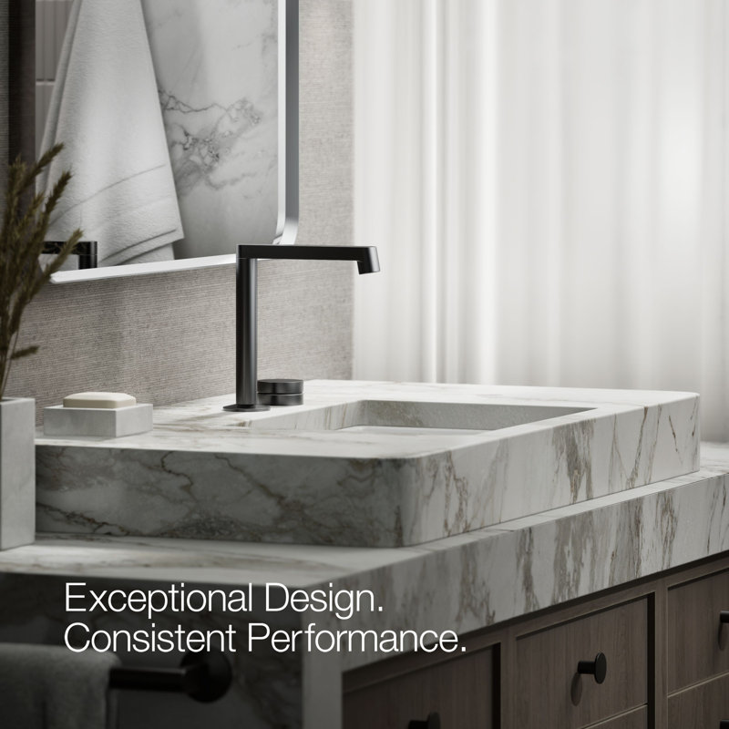 Components Bathroom Sink Rocker Handle, Matte Black