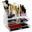 Plastic 16 Compartment Makeup Organiser