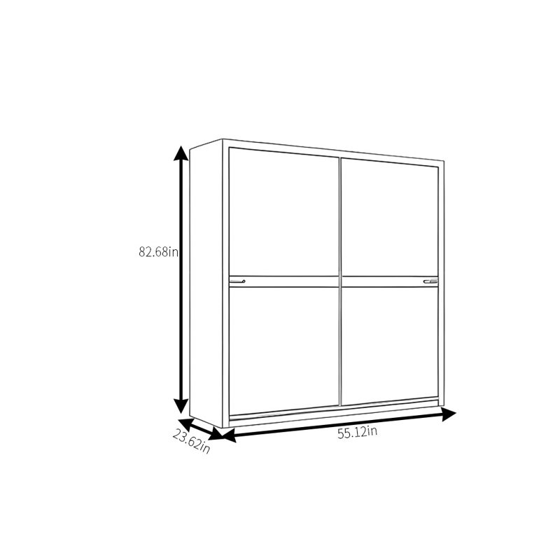 Armoire luxueuse et simple, H 83 po x l 55 po x P 24 po