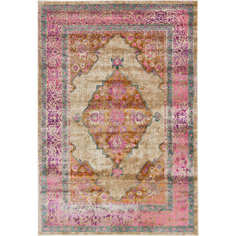 Oriental Indoor Rug, Rectangle 7' x 10'