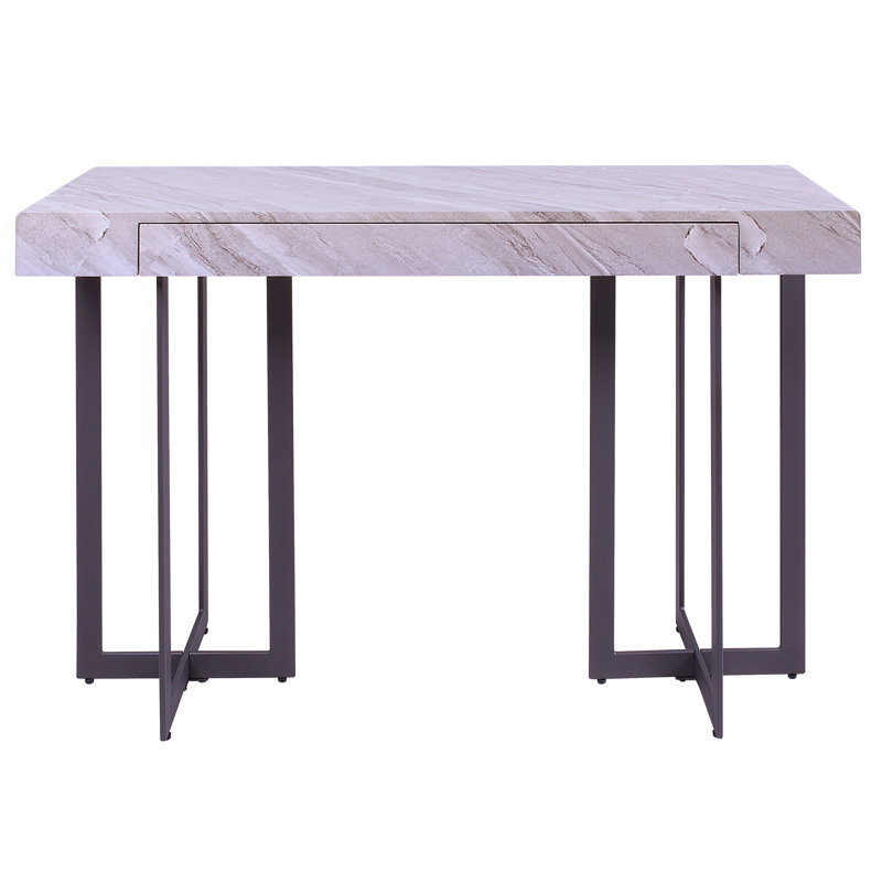 Console Desales, Faux-marbre gris