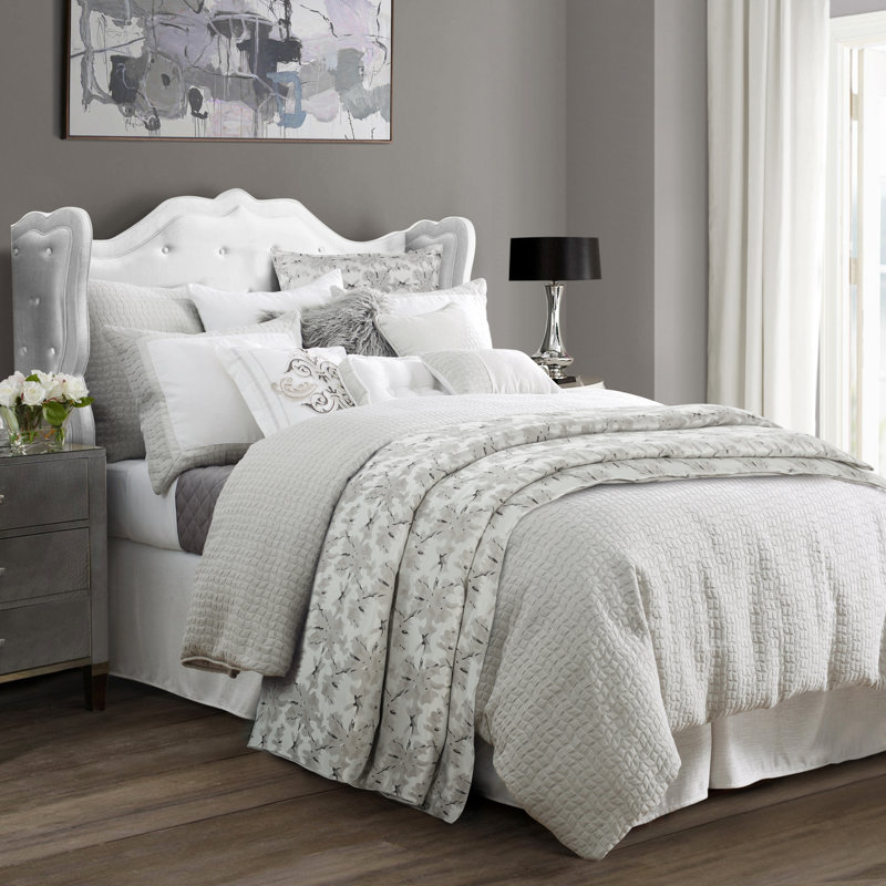 Ensemble de housse de couette Warshack Inkblot Glam Floral, Très grand lit