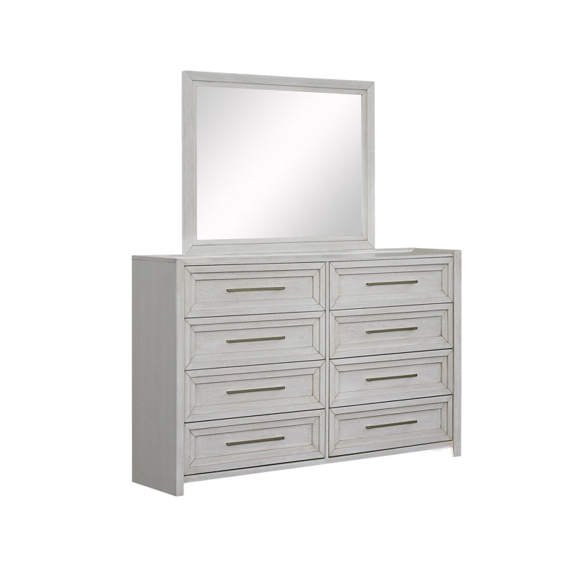 DRESSER AND MIRROR