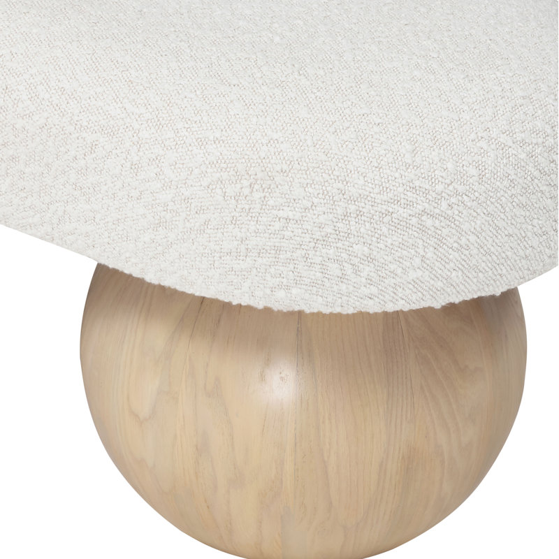 Bowie Storage Bench, Cream, Natural