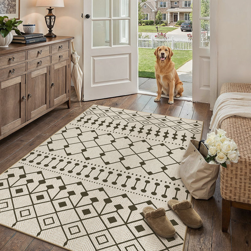 Tapis intérieur / extérieur Geovia, Rectangle 4' x 6'