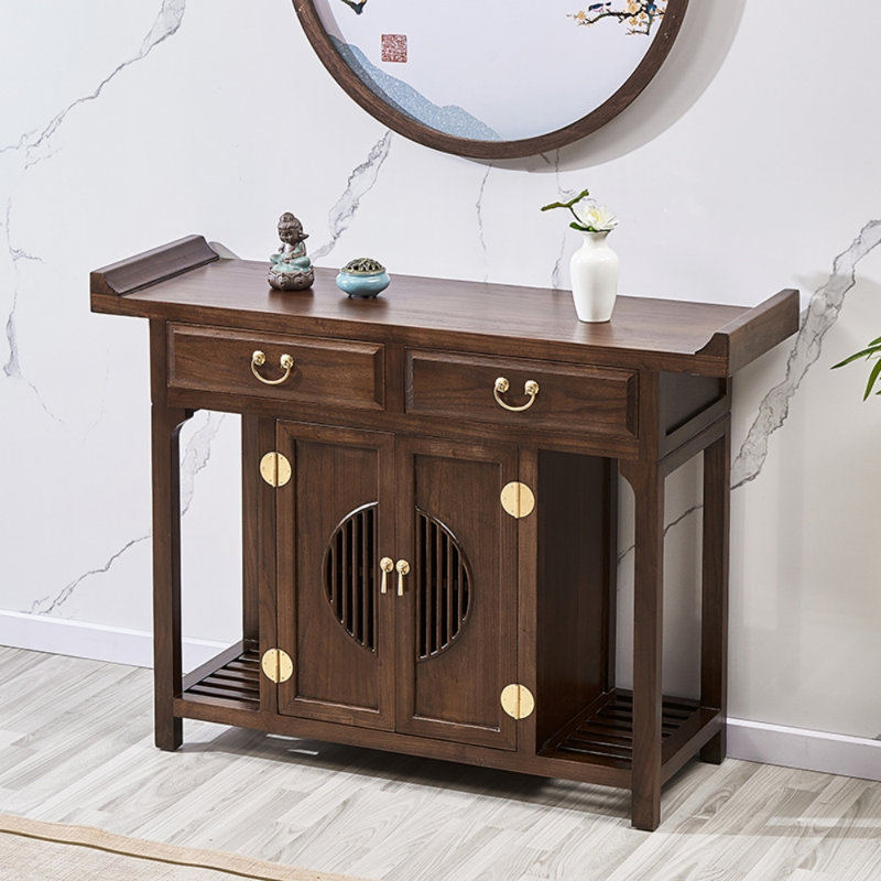 New Modern Solid Wood Porch Cabinet