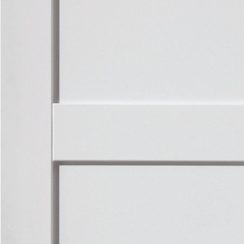 Montserrat Fire Door Primed, 198.1cm H x 83.8cm W x 4.4cm D