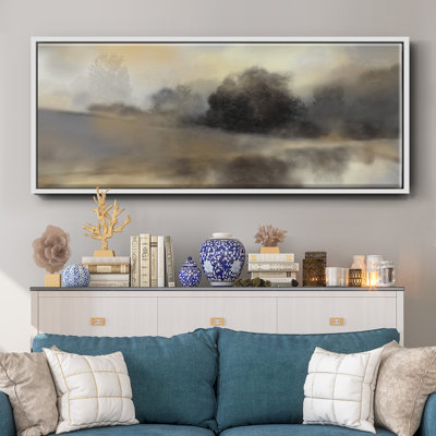 Misty Pond- Toile encadrée