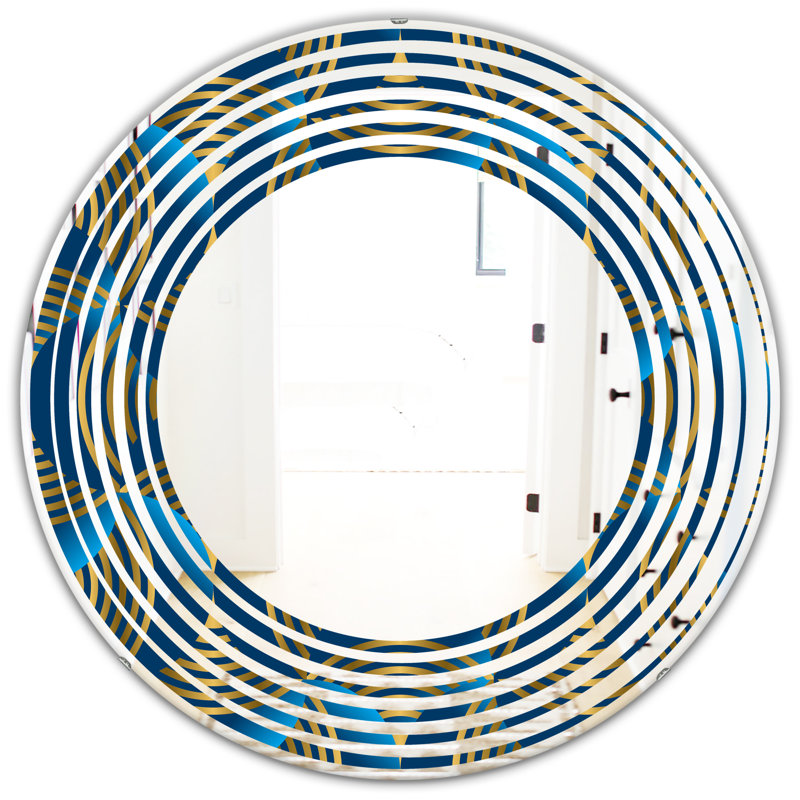 Miroir mural Wave, H 31,5 po x l po