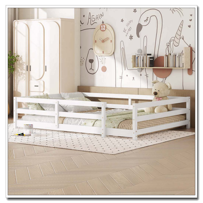 Lit double pleine grandeur, Blanc