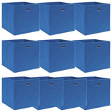vidaXL Storage Box Decorative Foldable Storage Chest Organizer Pack Box Fabric