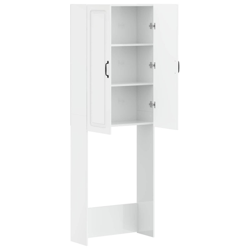 Bathroom Storage, High Gloss White