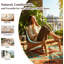Chaise d'appoint Mid-Century, Chaise longue en rotin pour le salon-2127489403