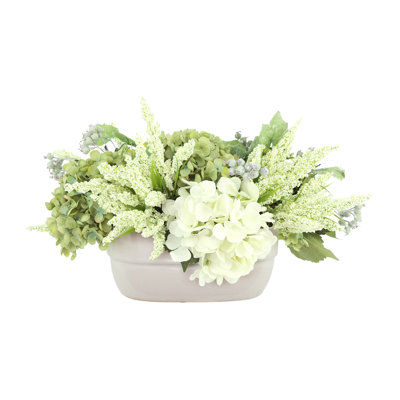 Assorted Hydrangea and Heather Arrangement