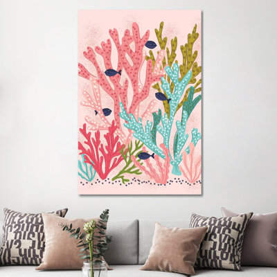 Summer Summer Vibes by Lisa Whitebutton - Wrapped Canvas Gallery-Wrapped Canvas Giclée