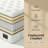 14'' King Size Hybrid Mattress with Memory Foam & Pocket Springs - Fiberglass Free Ergonomic Design for Pressure Relief, White-765942497-767311947