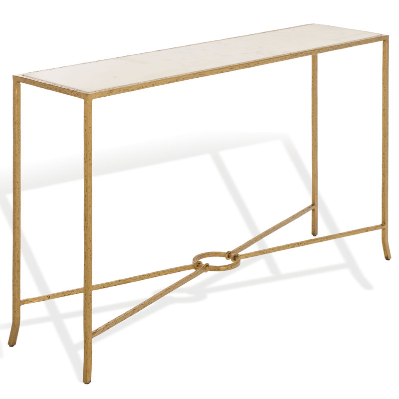 Console Markley, Laiton / blanc