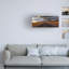 Art mural sur toile tendue - Adhemar Duro «Yellow Road» pour décoration de salon, de chambre à coucher ou de bureau - 10 x 24-22371157