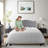 Adjustable Height Headboard with Linen Upholstery and Button Tufting for Bedroom-180468685-180468681