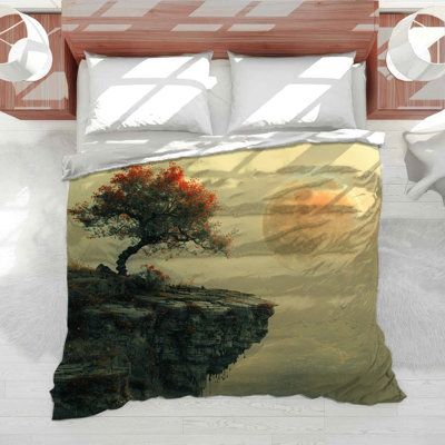 Whimsical Tree Fantasy Microfiber Duvet Cover
