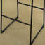 Tabourets de bar en cuir Lotusville, lot de 2