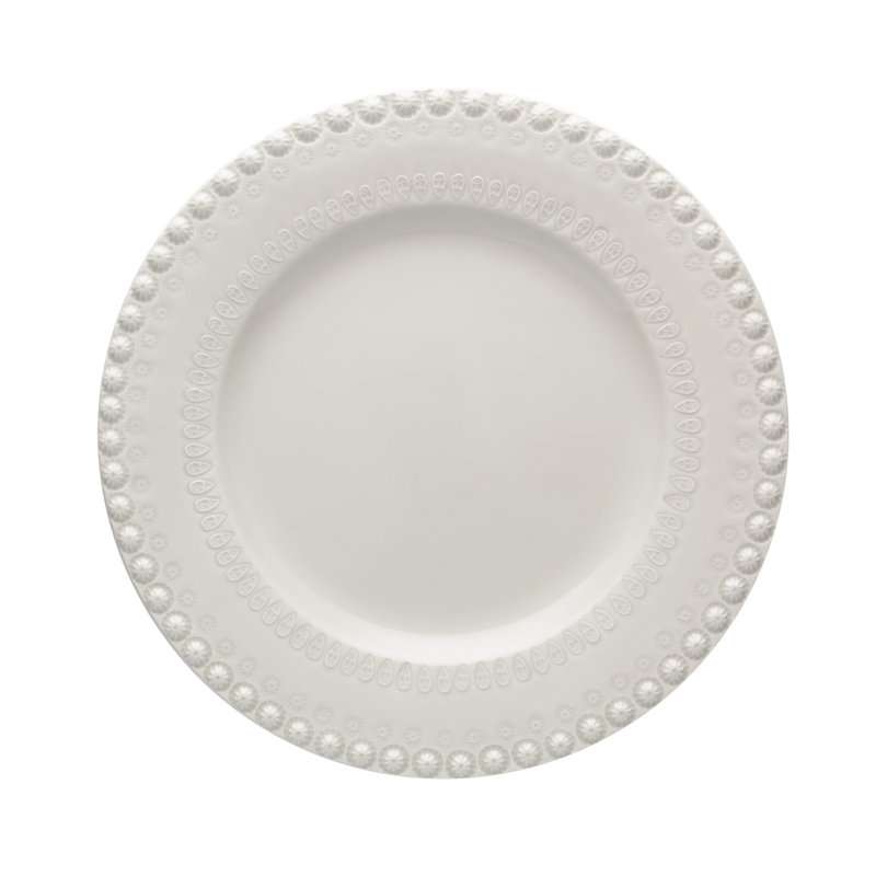 Assiette plate 11,42 po Fantasy, Gris sable