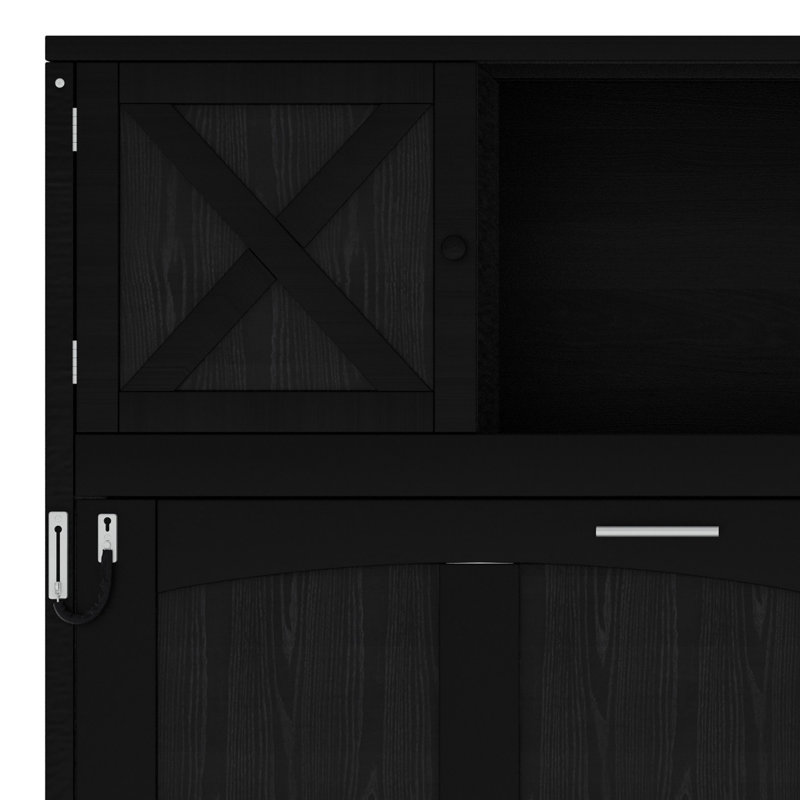 Lit escamotable avec armoires de rangement