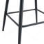 Ensemble de chaises de bar en tissu brun brun - deux pièces, confort stable. Conception réfléchie de plusieurs dossiers arrondis disponibles.-1250740187