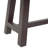Outdoor Carlisle Benches, Sandblasted Brown + Rustic Metal (Set of 2)-714993974