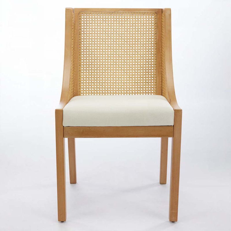 Chaises de salle à manger en rotin, Beige
