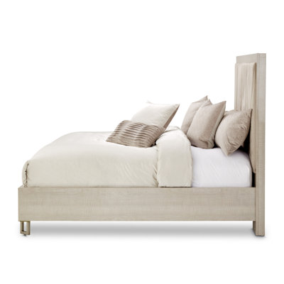  Marin Queen Panel Bed - Greige