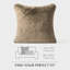 Ensemble de 1 housse de coussin de luxe en fausse fourrure de chinchilla de luxe, 20 po x 20 po-116784785-125421069